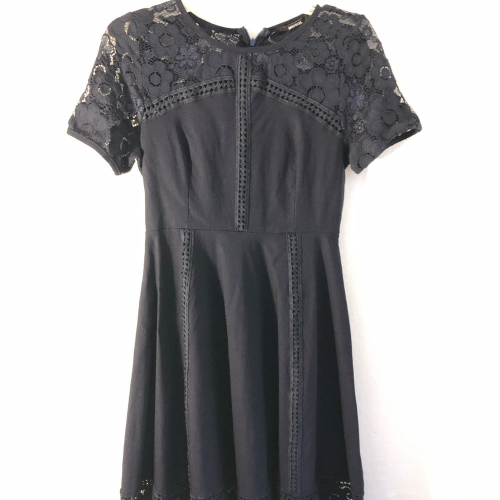 Blue vintage mid length dress